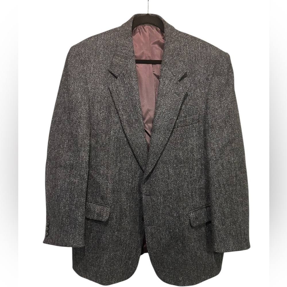 Harris Tweed Grey Tweed Country Jacket - Picture 4 of 15